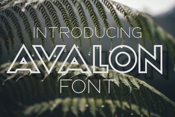 Avalon Display Font: Bold Simplicity for Creative Projects