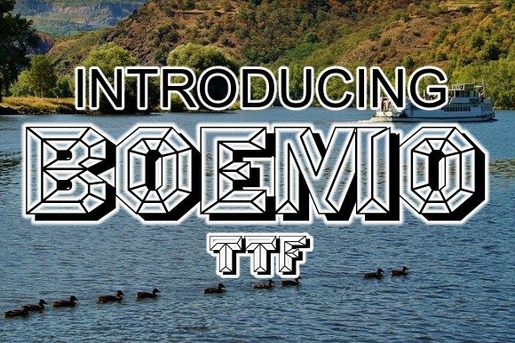 Boemo: A Bold Geometric Display Font for High-Impact Design