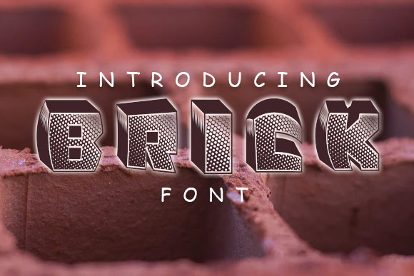 Brick: A Structural Approach to 3D Typography