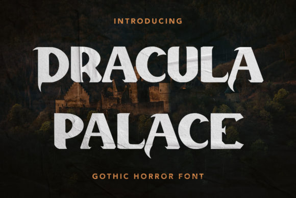 Dracula Palace: A Bold Display Font for Impactful Design