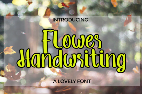 Flower Handwriting: Adding a Personal Touch to Your Creative Projects