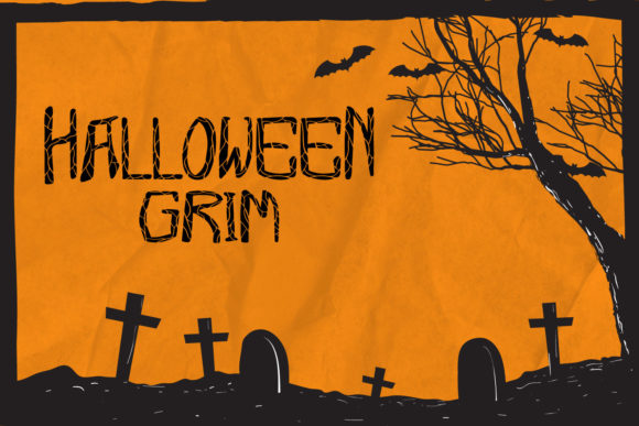 Halloween Grim: The Display Font for Dark Creativity