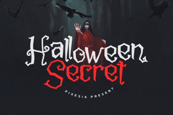 Halloween Secret: The Creepy Display Font for Darkly Creative Projects