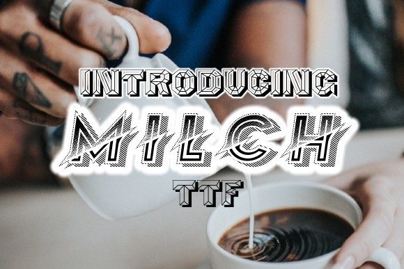 Milch: Elevating Design with a Sharp, 3D Display Font