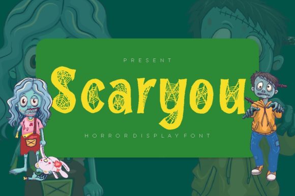 Scaryou: The Dark Display Font for Spooky Creativity