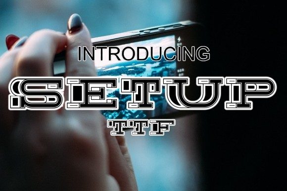 Setup: The Ultimate Display Font for Bold Visual Design