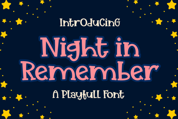 The Playful Power of Night in Remember: Elevating Design with Whimsical Typography