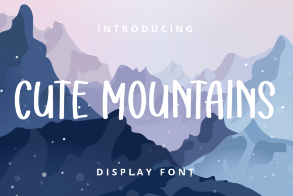 Why Cute Mountains Is the Casual Display Font Your Creative Projects Need